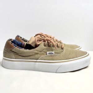 Vans Unisex Era 59 C&L Khaki/Chevron Lace Up Sneakers Shoes Mens 8.5 Wmns 10